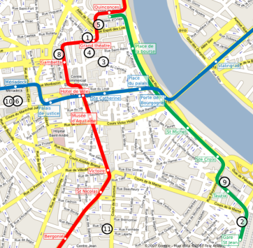 Small hotels map
