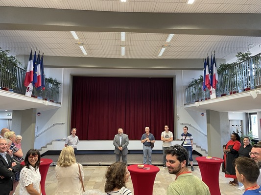Reception at the Lens City Hall