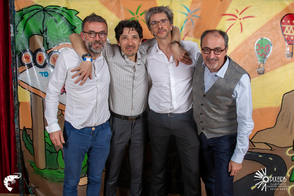 The 4 heads of the 4 initial training branches of ENSEIRB-MATMECA departments