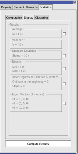 Click on the button Compute Result to enable the tab