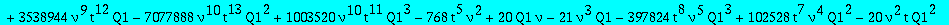 -24*Q1-nu^5*Q1+4472*nu^6*t^6*Q1+3538944*nu^10*t^12*Q1+8081408*nu^8*t^11*Q1^3-5767168*nu^10*t^12*Q1^4-15204352*nu^9*t^12*Q1^4+9527296*nu^9*t^11*Q1^3+3538944*nu^9*t^12*Q1-7077888*nu^10*t^13*Q1^2+1003520*...