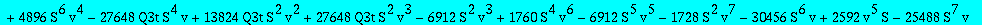 res := -(2592*S^4*v+25920*S^3*v^2+2592*S^2*v^2+3456*v^3*S-432*S^4+1296*v^4-2592*v^5+1944*v^6+17496*S^2*v^4+18144*S^5*v-4752*S^5*v^2-25056*S^5*v^3+16200*S^4*v^2-24664*S^4*v^3-59904*S^3*v^3+57456*S^3*v^4...