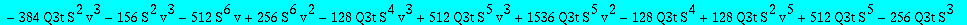 res := -(2592*S^4*v+25920*S^3*v^2+2592*S^2*v^2+3456*v^3*S-432*S^4+1296*v^4-2592*v^5+1944*v^6+17496*S^2*v^4+18144*S^5*v-4752*S^5*v^2-25056*S^5*v^3+16200*S^4*v^2-24664*S^4*v^3-59904*S^3*v^3+57456*S^3*v^4...