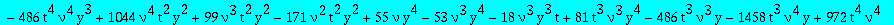 eqcatQ := (-378*t^7*y^8*nu^5*Q(y)+7*t^5*y^5*nu^3*(-18*t^2*nu^2+20*y^2+59*nu*y^2+29*nu^2*y^2+18*nu^2*y*t))*`@@`(D,5)(Q)(0)+(-136080*t^7*y^8*nu^5*Q(y)+1260*t^5*y^5*nu^3*(-36*t^2*nu^2+36*nu^2*y*t-55*y^2+9...