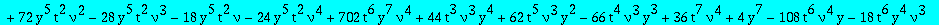 eqcatQ := (-378*t^7*y^8*nu^5*Q(y)+7*t^5*y^5*nu^3*(-18*t^2*nu^2+20*y^2+59*nu*y^2+29*nu^2*y^2+18*nu^2*y*t))*`@@`(D,5)(Q)(0)+(-136080*t^7*y^8*nu^5*Q(y)+1260*t^5*y^5*nu^3*(-36*t^2*nu^2+36*nu^2*y*t-55*y^2+9...