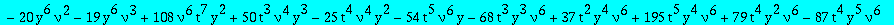 eqcatmixte := (-378*t^7*y^8*nu^4*Q(y)+7*t^5*y^5*nu^2*(-18*t^2*nu^2+20*y^2+59*nu*y^2+29*nu^2*y^2+18*nu^2*y*t))*`@@`(D,5)(Q)(0)+(-34020*nu^6*t^9*y^8*Q(y)-315*t^7*y^5*nu^4*(648*nu^3*t^3*y^2-163*nu^2*y^2+3...