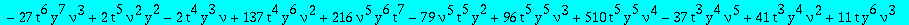 eqcatmixte := (-378*t^7*y^8*nu^4*Q(y)+7*t^5*y^5*nu^2*(-18*t^2*nu^2+20*y^2+59*nu*y^2+29*nu^2*y^2+18*nu^2*y*t))*`@@`(D,5)(Q)(0)+(-34020*nu^6*t^9*y^8*Q(y)-315*t^7*y^5*nu^4*(648*nu^3*t^3*y^2-163*nu^2*y^2+3...