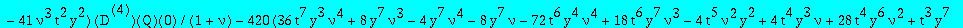 eqcatmixte := (-378*t^7*y^8*nu^4*Q(y)+7*t^5*y^5*nu^2*(-18*t^2*nu^2+20*y^2+59*nu*y^2+29*nu^2*y^2+18*nu^2*y*t))*`@@`(D,5)(Q)(0)+(-34020*nu^6*t^9*y^8*Q(y)-315*t^7*y^5*nu^4*(648*nu^3*t^3*y^2-163*nu^2*y^2+3...