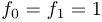f_0=f_1=1