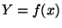 $ Y=f(x)$