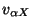$\displaystyle v_{\alpha X}$