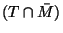 $ (T \cap \bar{M})$