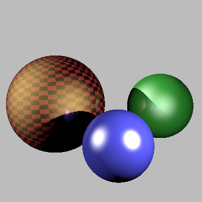 Trois spheres