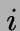 $\displaystyle i$