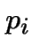 $p_i$