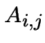 $A_{i,j}$