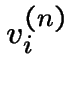 $v^{(n)}_i$