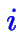 \bgroup\color{blue}$\color {blue}i$\egroup