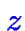 \bgroup\color{blue}$\color {blue}z$\egroup