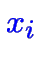 $\color {blue}x_i$