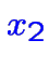 $\color {blue}x_2$