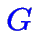 $\color {blue}G$