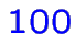 $\color {blue}100$