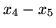 $\displaystyle x_4-x_5$