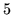 $\displaystyle 5$